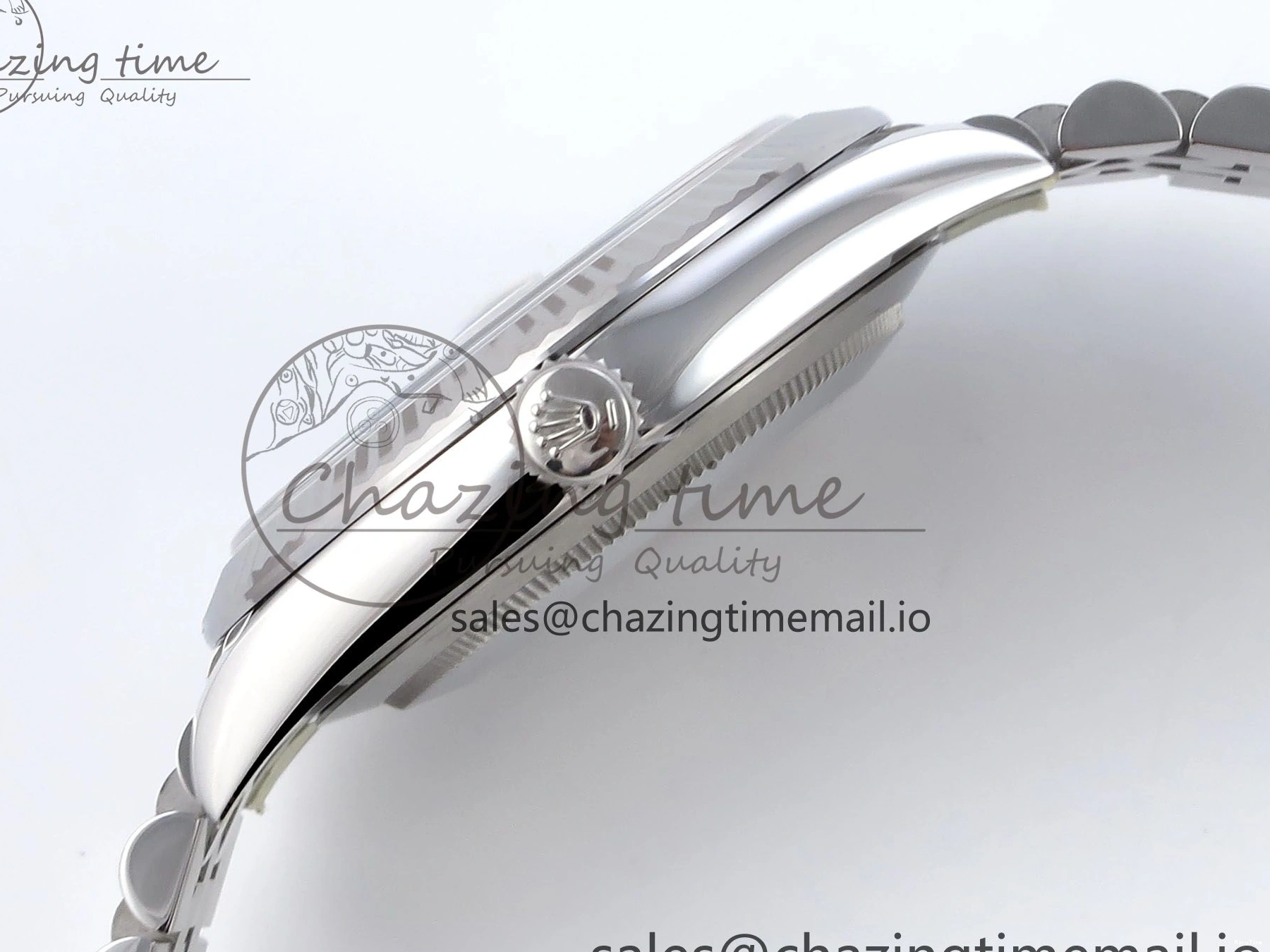 MiroTime 0320 DateJust 126334 41mm Clean 1:1 Best Edition 904L Steel Gray Stick Dial on Jubilee Bracelet VR TravelReady 895